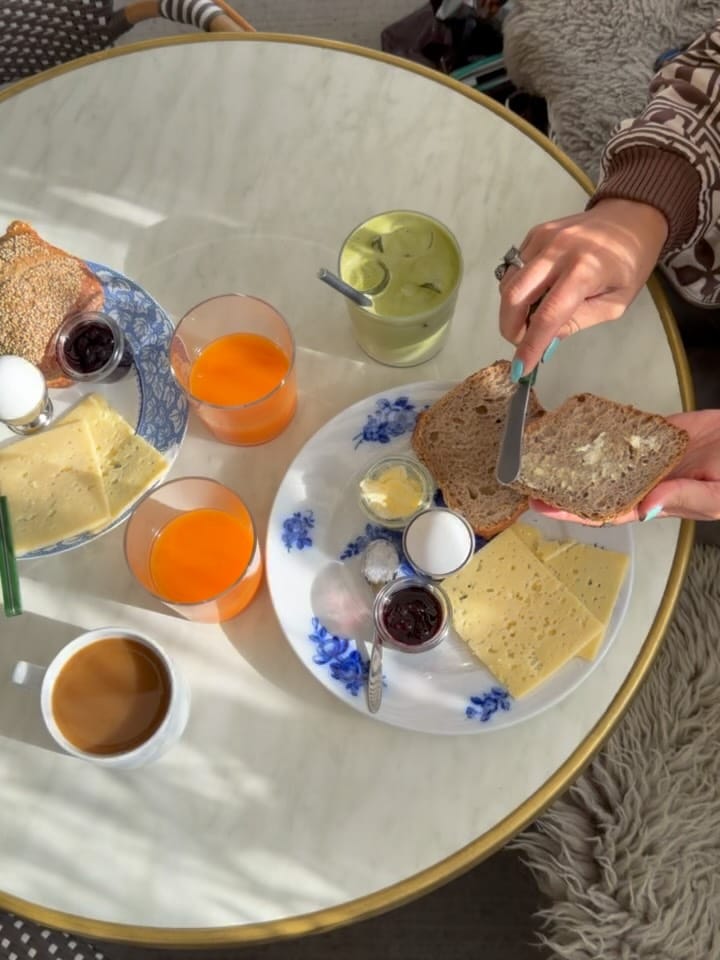 Sunday breakfast plate